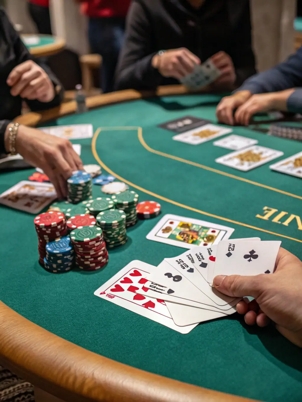 A visually appealing image featuring various poker games available at new88 cassino​, highlighting different poker variants and the strategic depth of the game.